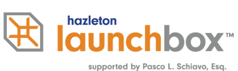 Logo-Hazleton LaunchBox supported by Pasco L. Schiavo Esq.