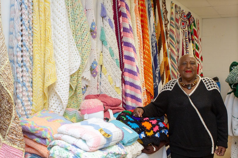 CAN BE provides L F Knitwear owner Laura Evans with a professional operation space and business guidance