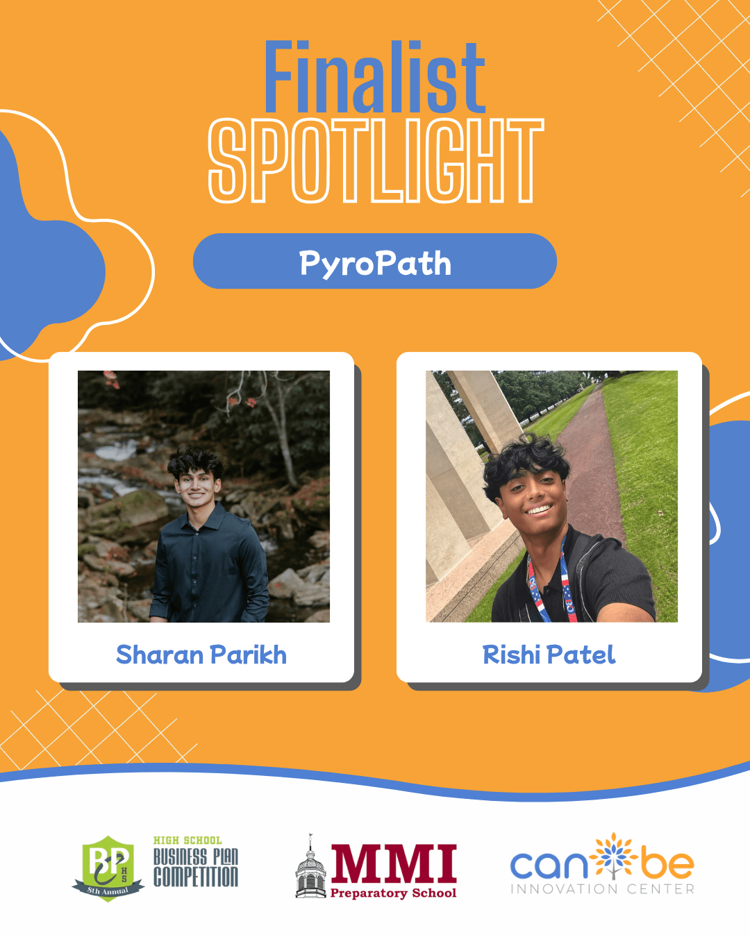 2026 tecBRIDGE High School Business Plan Competition Local Participants – Sharan Parikh &amp; Rishi Patel